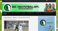 Desktop Screenshot of bsc1924.com